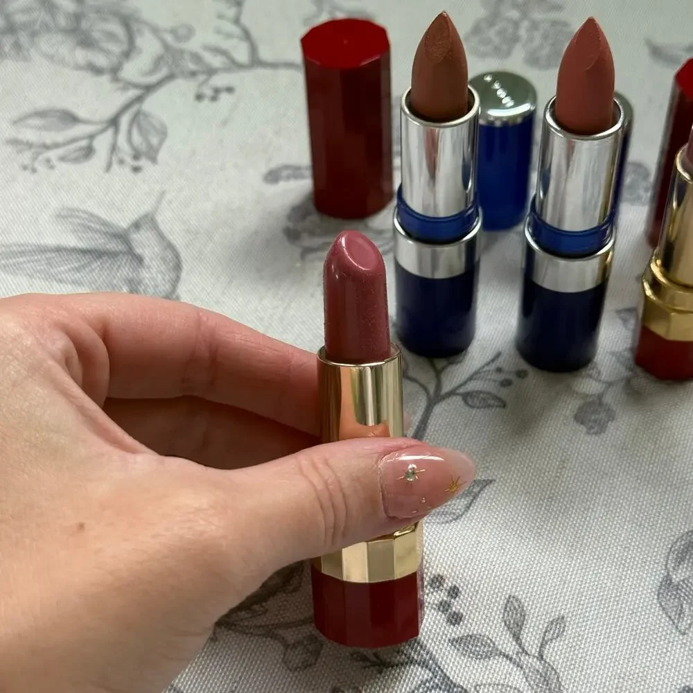Vintage New Avon Lipstick Lot 4 Misty Pink Instant Mocha Delight Hydra Finish